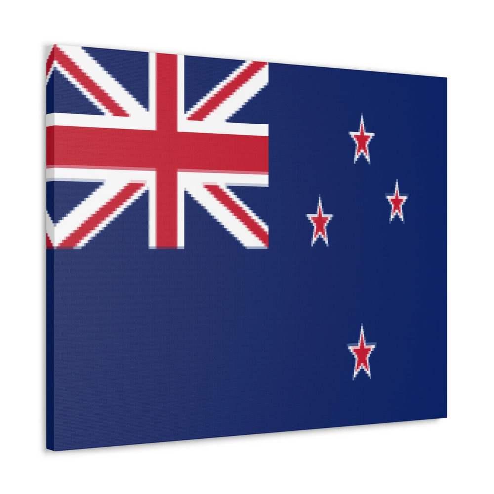 New Zealand Country Flag Canvas Vibrant Wall Art Unframed Home Decor